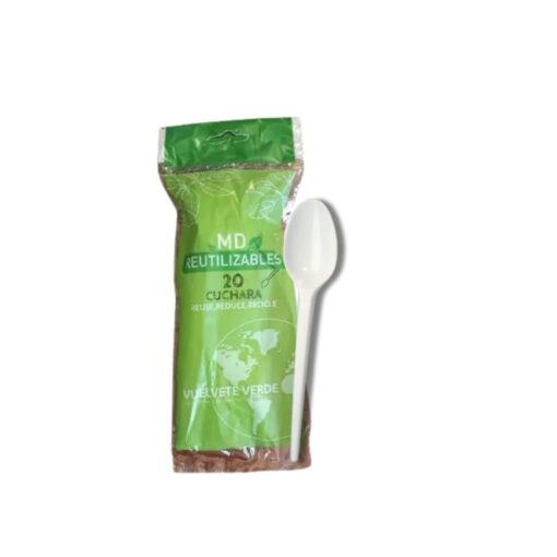 CUCHARA PLÁSTICO - 20Uds. C/30 MD