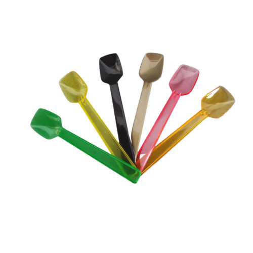 CUCHARILLA PLÁSTICO DE COLORES PARA EL HELADO DE 95mm - 500Uds. C/12
