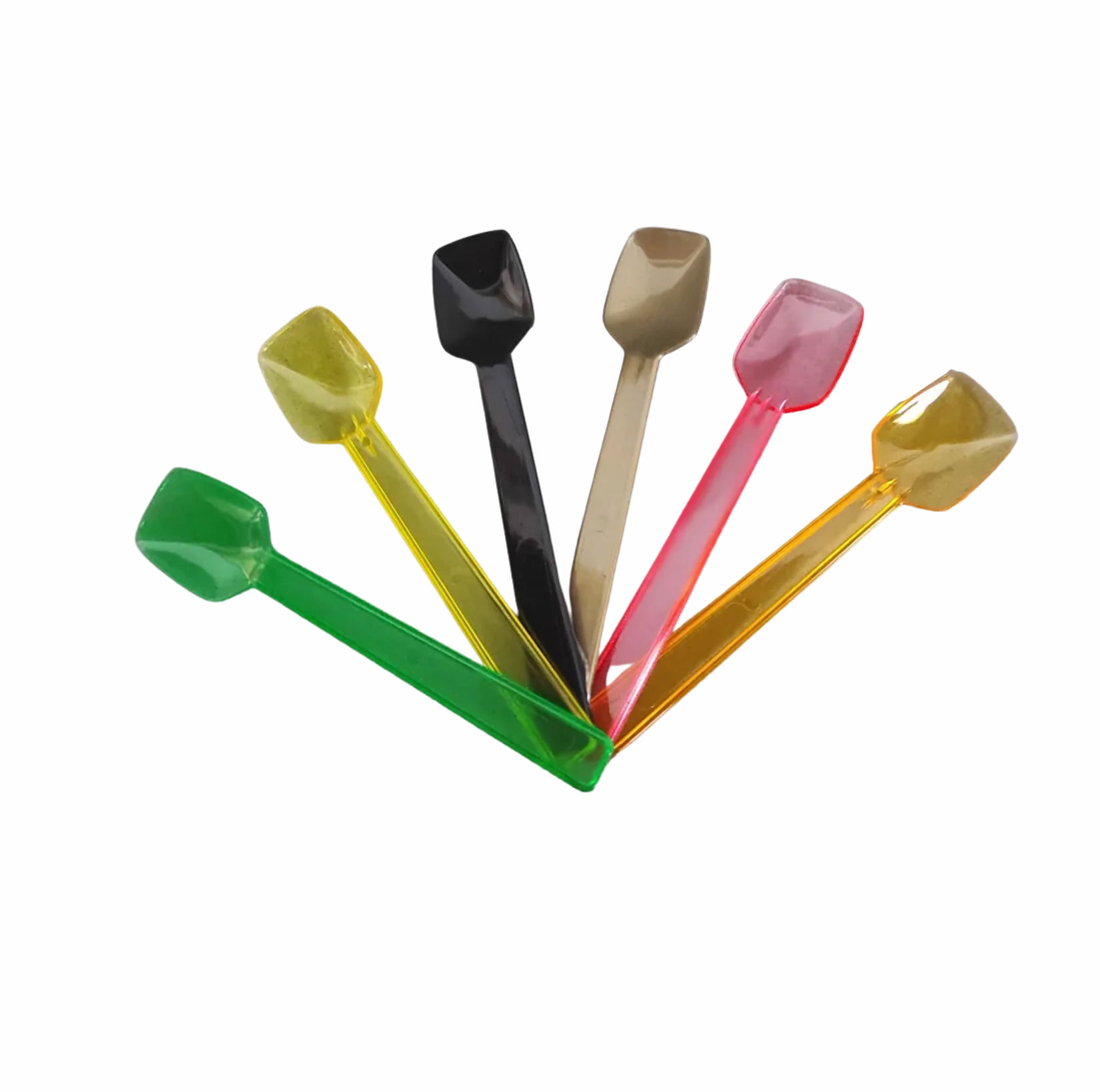 CUCHARILLA PLÁSTICO DE COLORES PARA EL HELADO DE 95mm - 500Uds. C/12