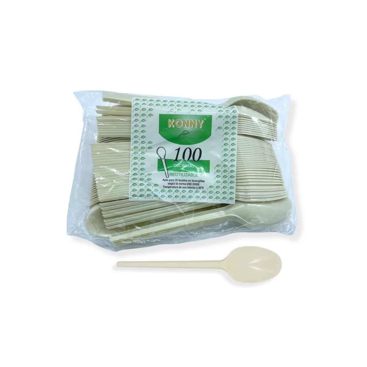 CUCHARILLA PLÁSTICO (PEQUEÑA) - 100Uds. C/20 KONNY