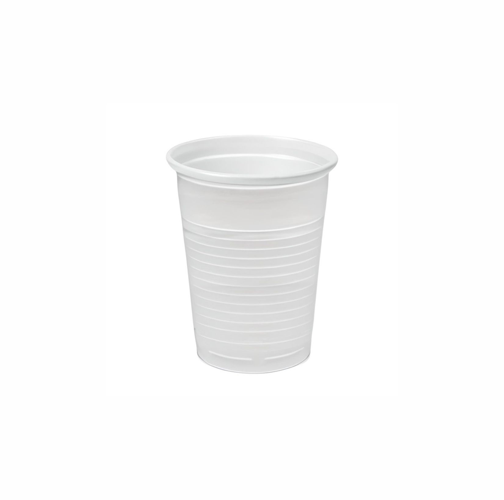 VASO PLÁSTICO BLANCO 200cc - 100Uds. C/30