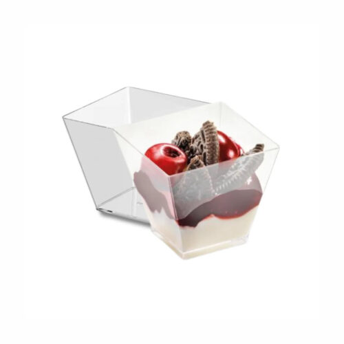 VASO CUADRADO CATERING 60cc - 50Uds. C/20 - 50x50x43