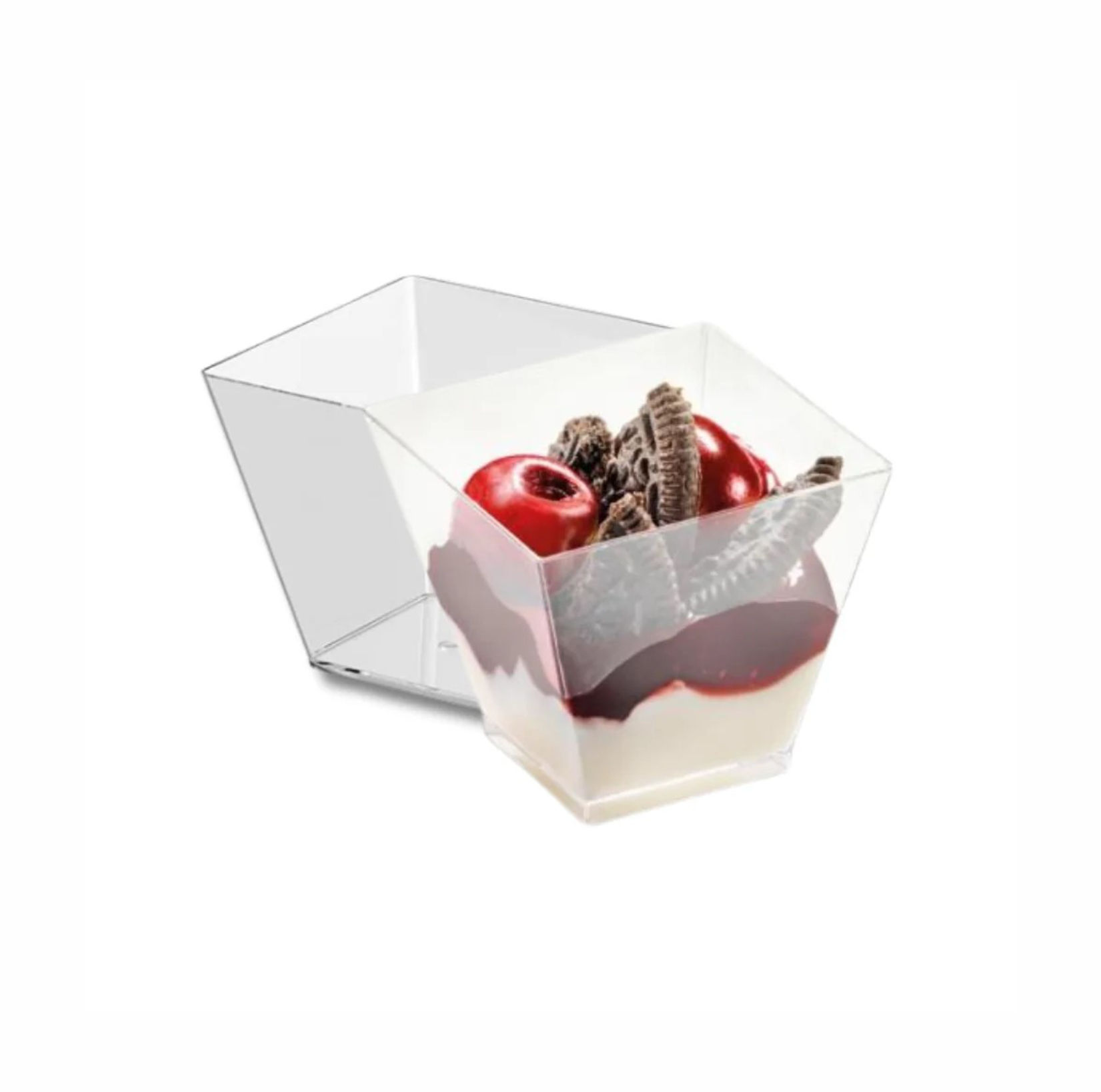 VASO CUADRADO CATERING 60cc - 50Uds. C/20 - 50x50x43