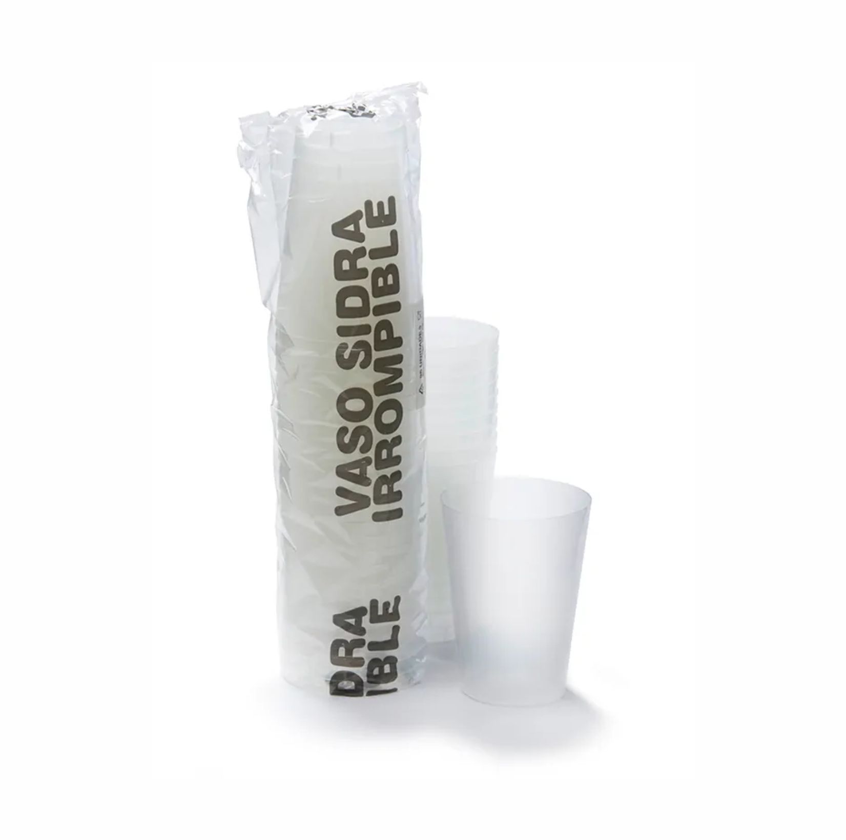 VASO PLÁSTICO SIDRA IRROMPIBLE 600cc - 25Uds. C/12