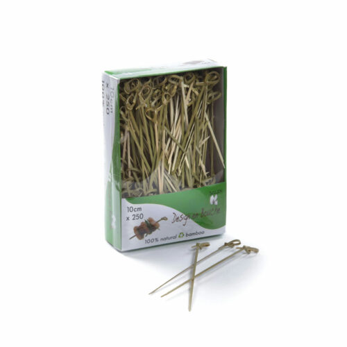 BROCHETA BAMBÚ LAZO 10cm - 250Uds. C/10 (B02)