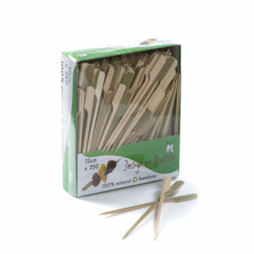 BROCHETA BAMBÚ 12cm - 250Uds. C/10 (B05)