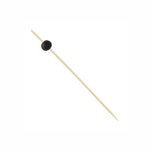 BROCHETA BAMBÚ NEGRA12'5cm - 100Uds. C/12 (B63)