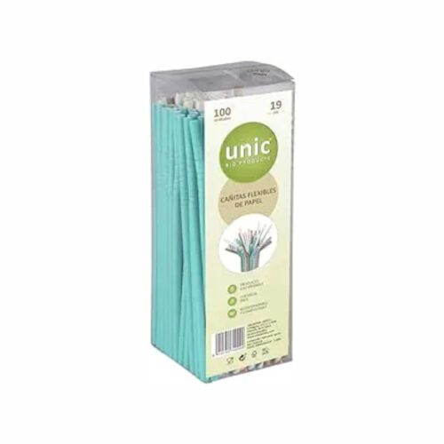 CAÑITA PAPEL FLEXIBLE CAJA 100Uds. C/4