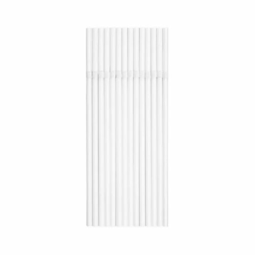 CAÑITA PLA FLEXIBLE BLANCA GRANEL 6X23 - 250Uds. C/8