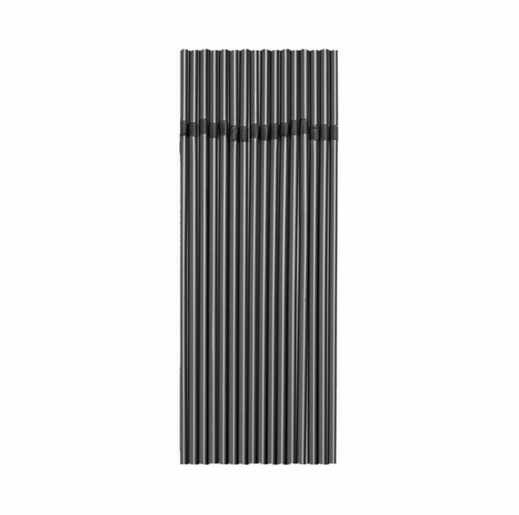 CAÑITA PLA FLEXIBLE NEGRA GRANEL 6x23 - 250Uds. C/8