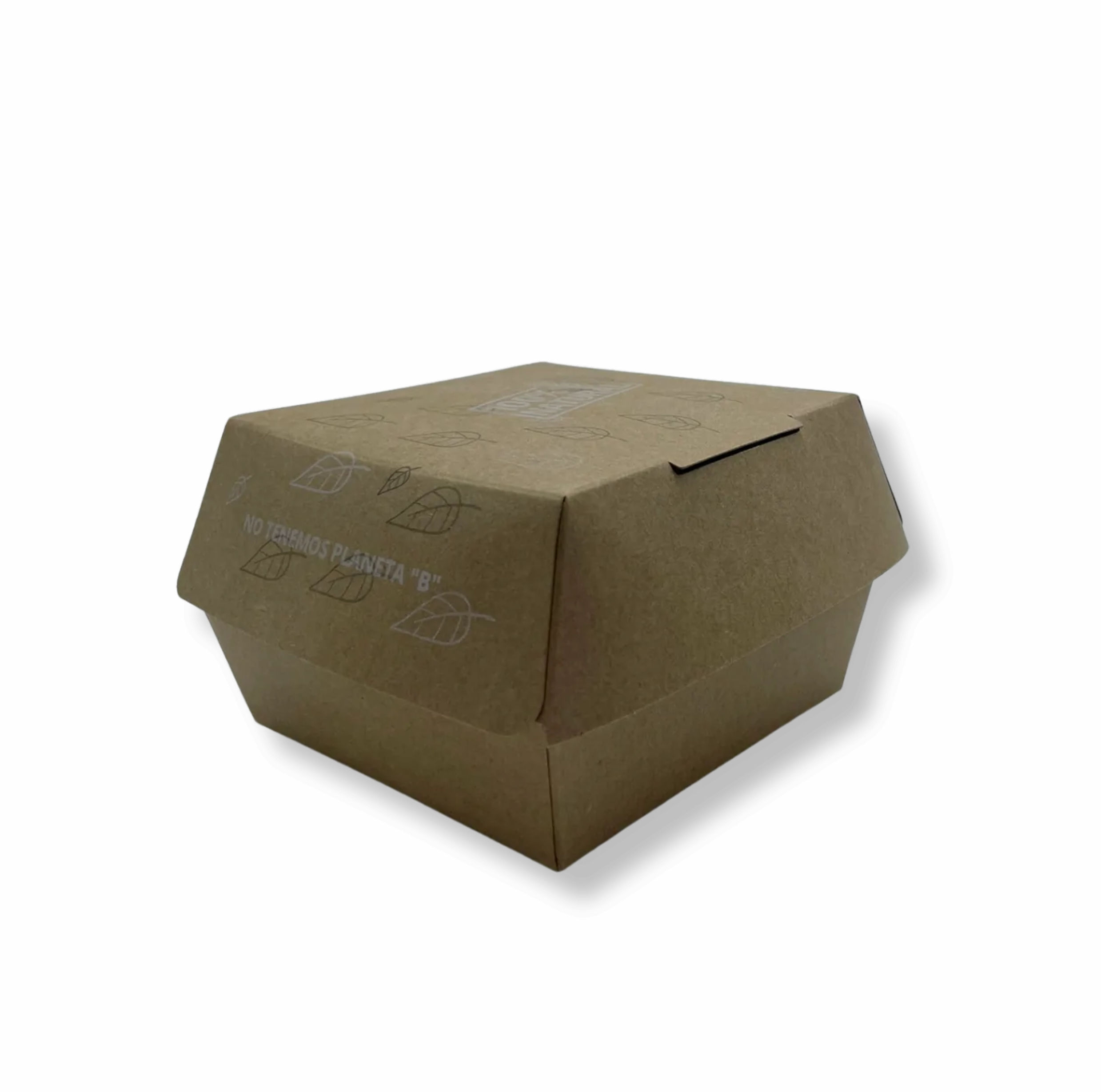 ENVASE CARTÓN KRAF HAMBURGUESA - 50Uds. C/12 (114X114X70)