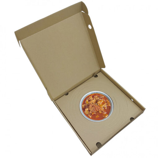 CAJA CARTÓN PAELLERA ALUMINIO de 22cm - 25Uds.