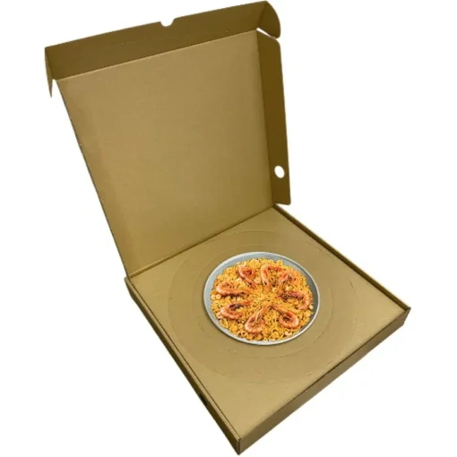 Alternative view of PAELLERA DE ALUMINIO TAKE AWAY 26cm - 50Uds.