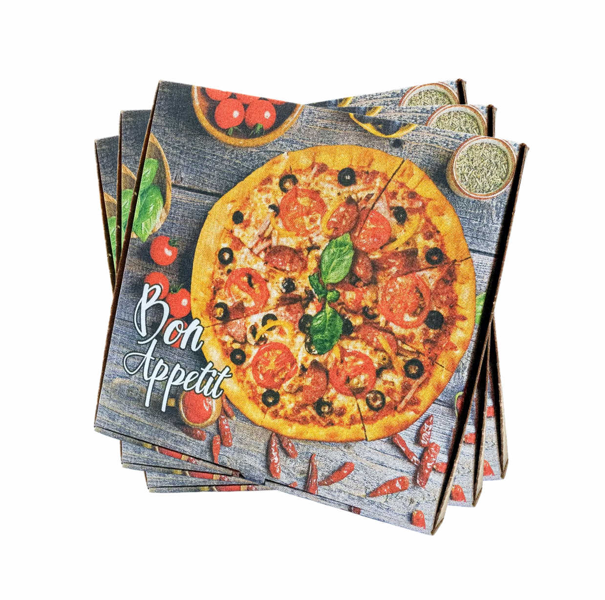 CAJA PIZZA KRAFT - 100Uds. - 26x26x4
