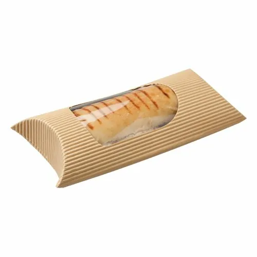 ENVASE KRAFT BOCADILLO CON VENTANA - 25Uds. C/10 (227X114X44) (PNPPK)