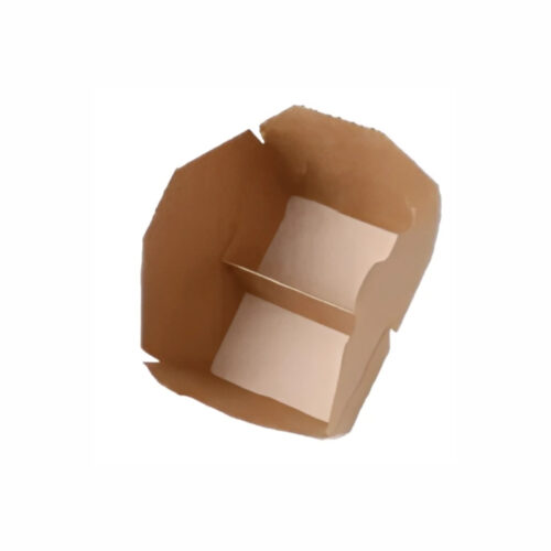 ENVASE CARTÓN KRAFT 2 COMPARTIMENTOS - 1300ml - 50Uds. C/4