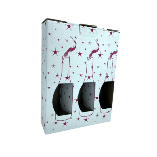 ESTUCHE CARTÓN 3 BOTELLAS - 1Uds.