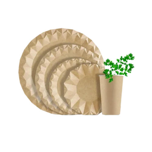 PLATO CARTÓN KRAFT 18cm - 50Uds. C/14