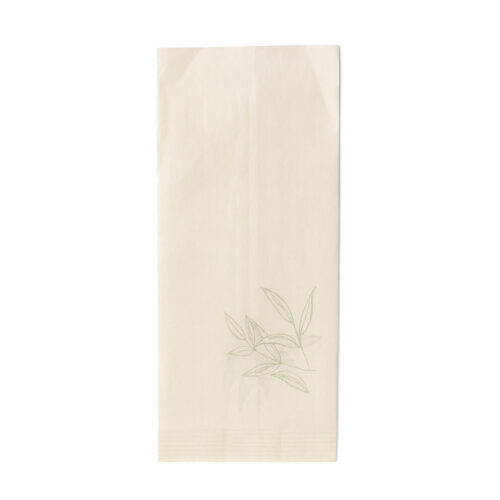 BOLSA PAPEL PORTACUBIERTOS FONDO NATURAL GREEN – 125Uds. C/8