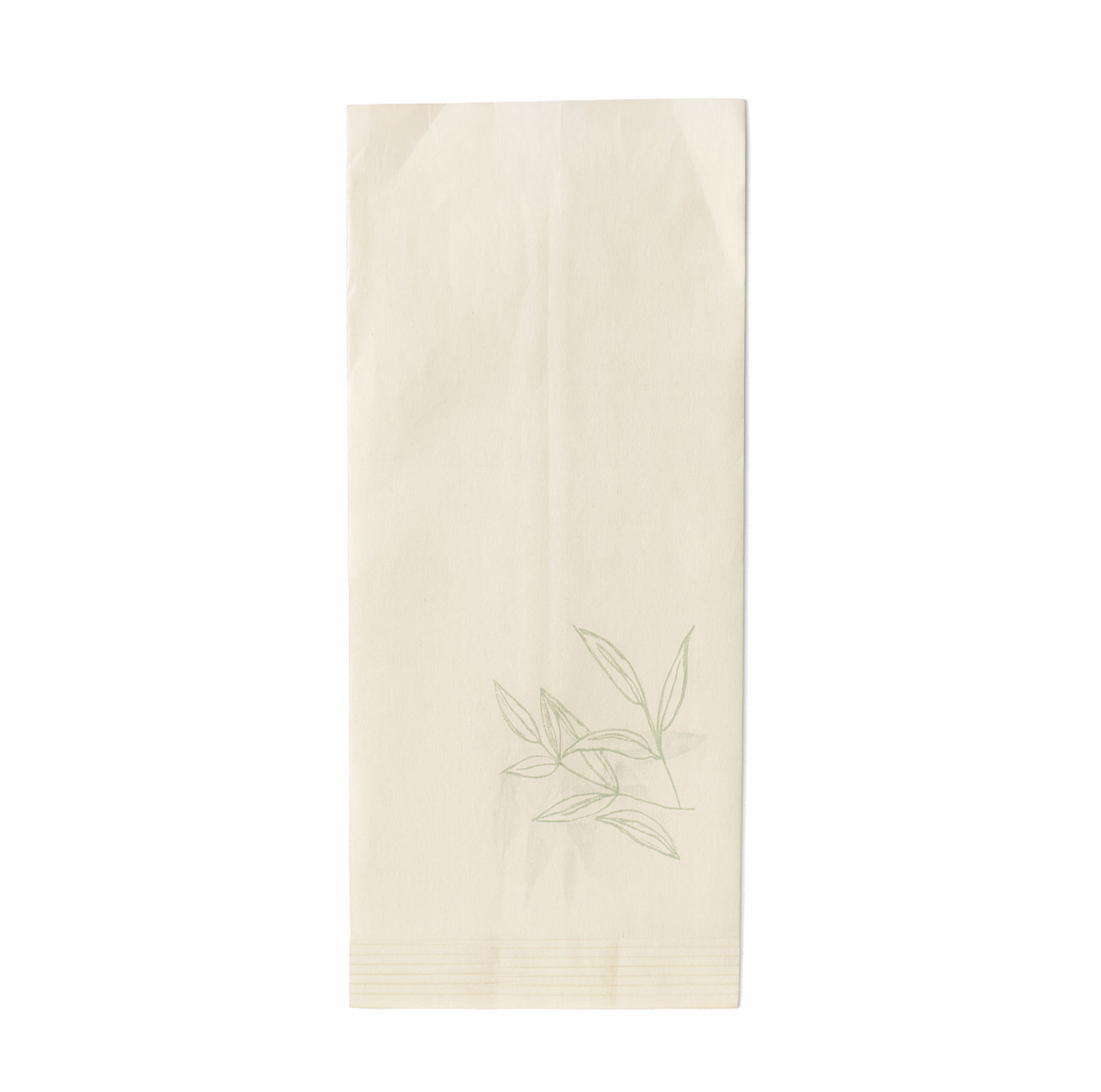 BOLSA PAPEL PORTACUBIERTOS FONDO NATURAL GREEN – 125Uds. C/8