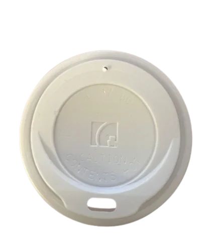 TAPA BLANCA VASO CARTÓN 6oz - 8oz (175ml - 237ml) - 100Uds. C/10