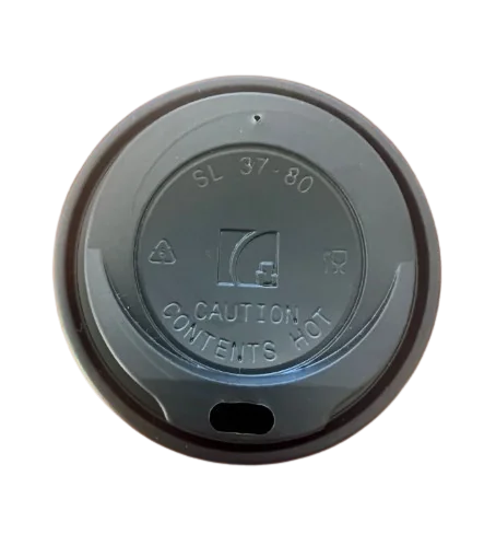 TAPA NEGRA VASO CARTÓN 6oz - 8oz (175ml - 237ml) - 100Uds. C/10