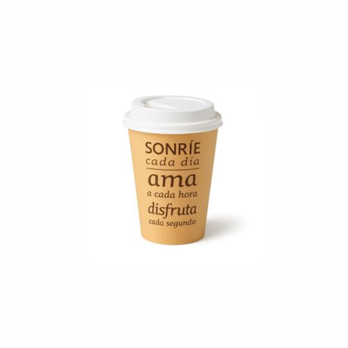 VASO CARTÓN 6oz - 175ml + TAPA KONNY - 25Uds. C/24