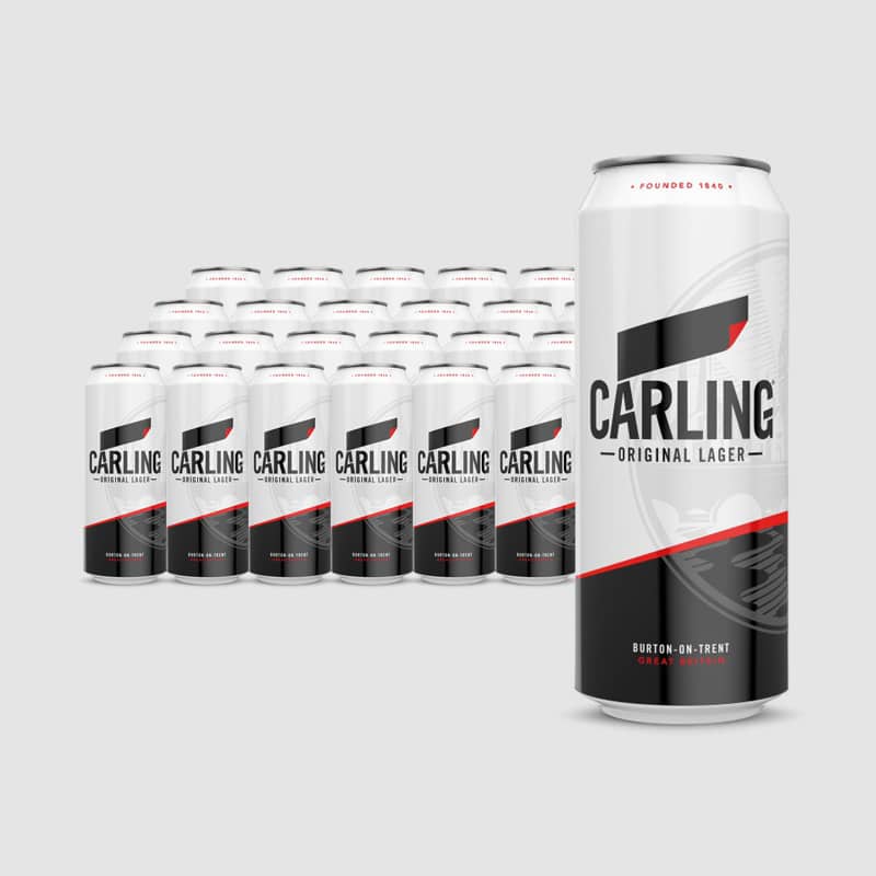 CARLING LATA - Lager - 50cl - 4,0%vol - Pack 24Uds. - Imagen 2