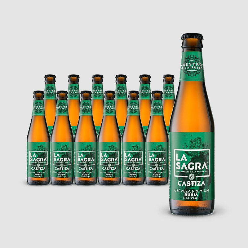LA SAGRA CASTIZA - Rubia Ale - botella 33cl - 5,4%vol - Pack 24Uds. - Imagen 2