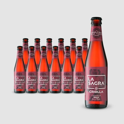 Alternative view of LA SAGRA CRIOLLA - Roja Ale - botella 33cl - 6,1%vol - Pack 24Uds.