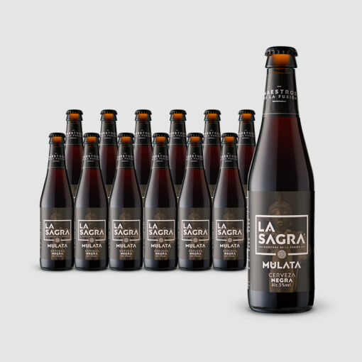 Alternative view of LA SAGRA MULATA - Negra Porter - botella 33cl - 5,0%vol - Pack 24Uds.