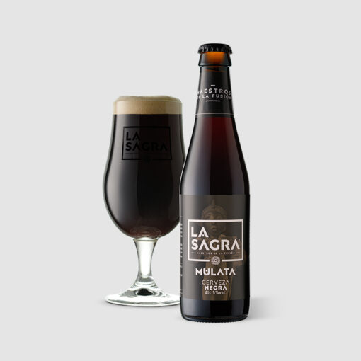 LA SAGRA MULATA - Negra Porter - botella 33cl - 5,0%vol - Pack 24Uds.