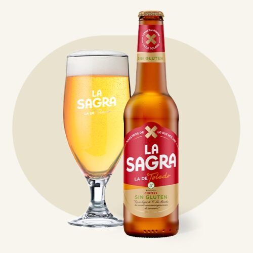 LA SAGRA SIN GLUTEN - botella 33cl - 5%vol - Pack 24Uds.