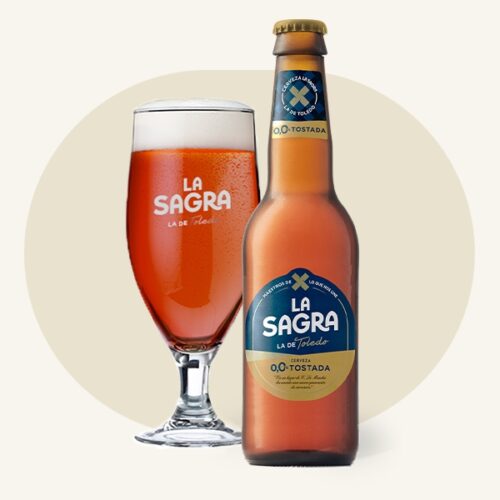 LA SAGRA TOSTADA 0'0 - botella 33cl - Pack 24Uds.