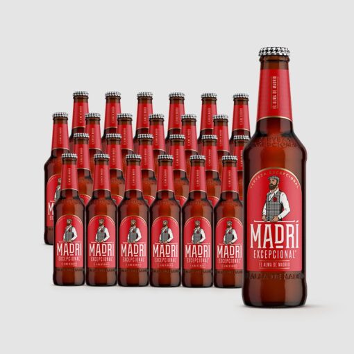 Alternative view of MADRÍ EXCEPCIONAL - Lager - 33cl - 4,6%vol - Pack 24Uds.