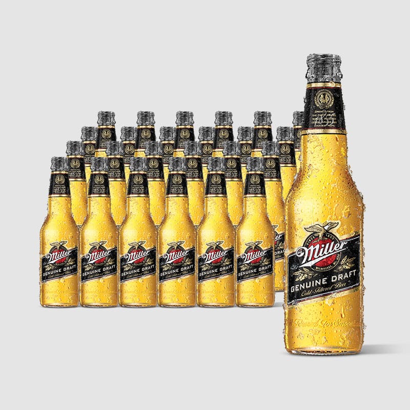MILLER GENUINE DRAF - Lager - 33cl - 4,7%vol - Pack 24Uds. - Imagen 2