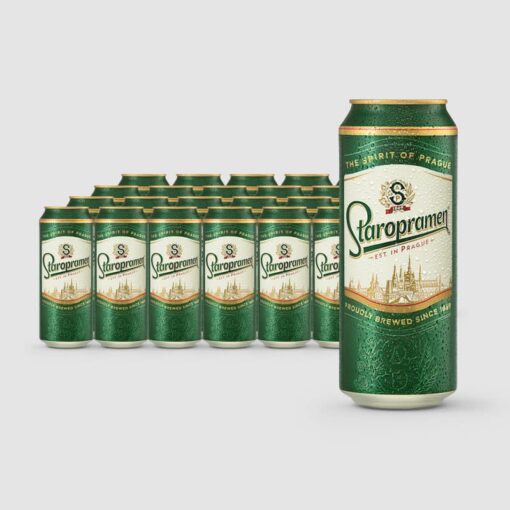 Alternative view of STAROPRAMEN PREMIUM LATA - Lager - 50cl - 5,0%vol - Pack 24Uds.