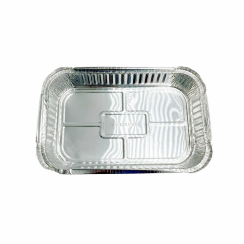 ENVASE DE ALUMINIO RECTANGULAR 1480ml - 400Uds. SIERRAPACK (241480)
