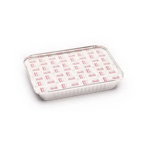ENVASE DE ALUMINIO RECTANGULAR 440ml + TAPA - 900Uds. KONNY (240440)