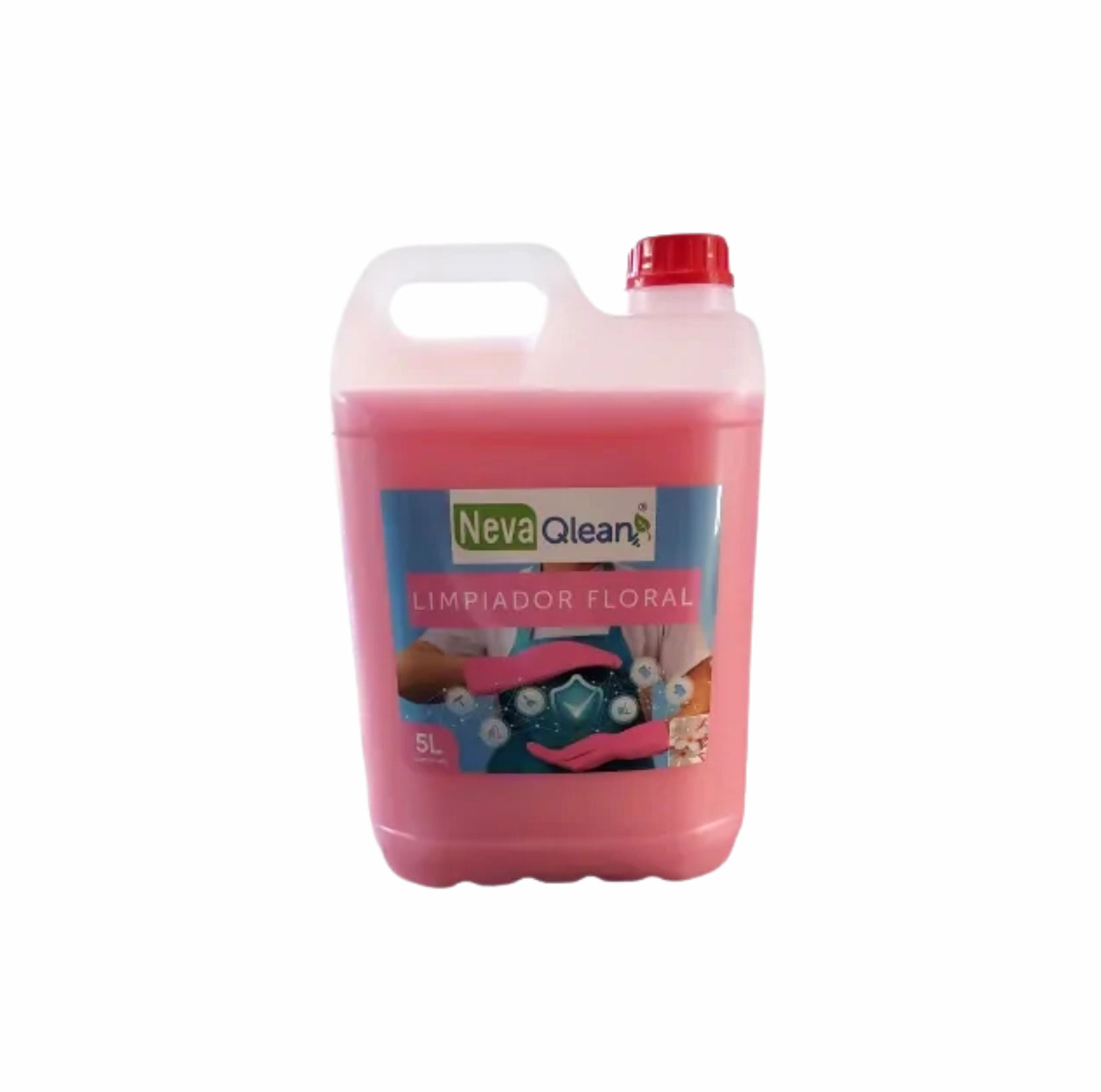 FREGASUELOS FLORAL 5L - 1Ud. C/4 - NEVAQLEAN