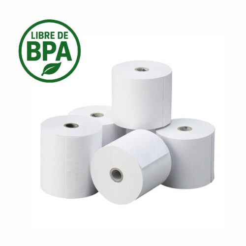 ROLLO TÉRMICO TPV 80x80mm LIBRE DE BPA - 8Uds. - KONNY