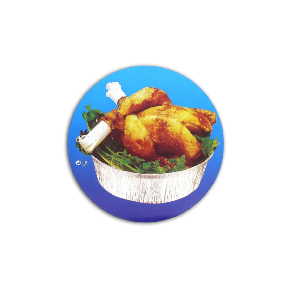 TAPA ENVASE POLLO Y MEDIO - 500Uds. (REF:662400)