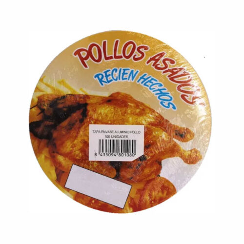 TAPA ENVASE POLLO 200mm - 600Uds.