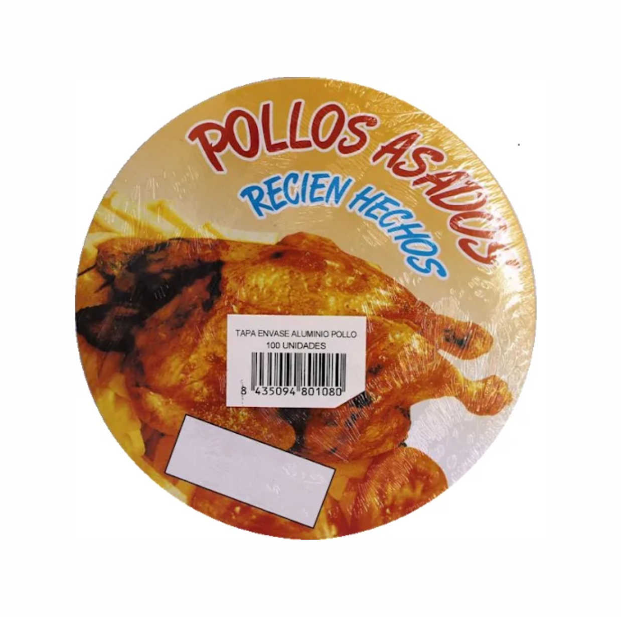 TAPA ENVASE POLLO 200mm - 600Uds.