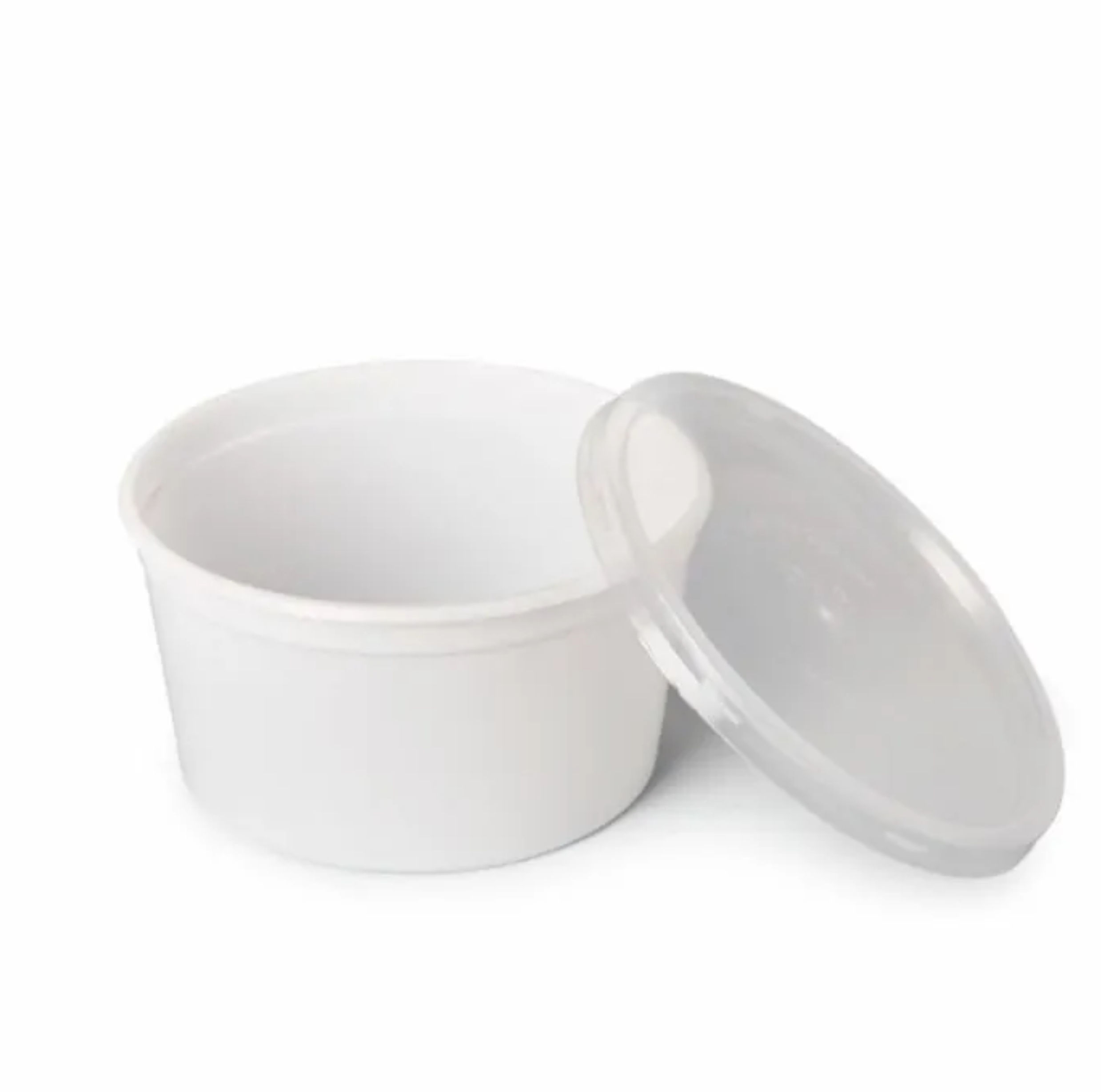 TARRINA 500ml PP BLANCA SIN TAPA - 124x103x66mm - 600Uds. (4P0500)