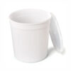 TARRINA 1000ml PP BLANCA SIN TAPA - 124x104x129mm - 300Uds. (4P1000)