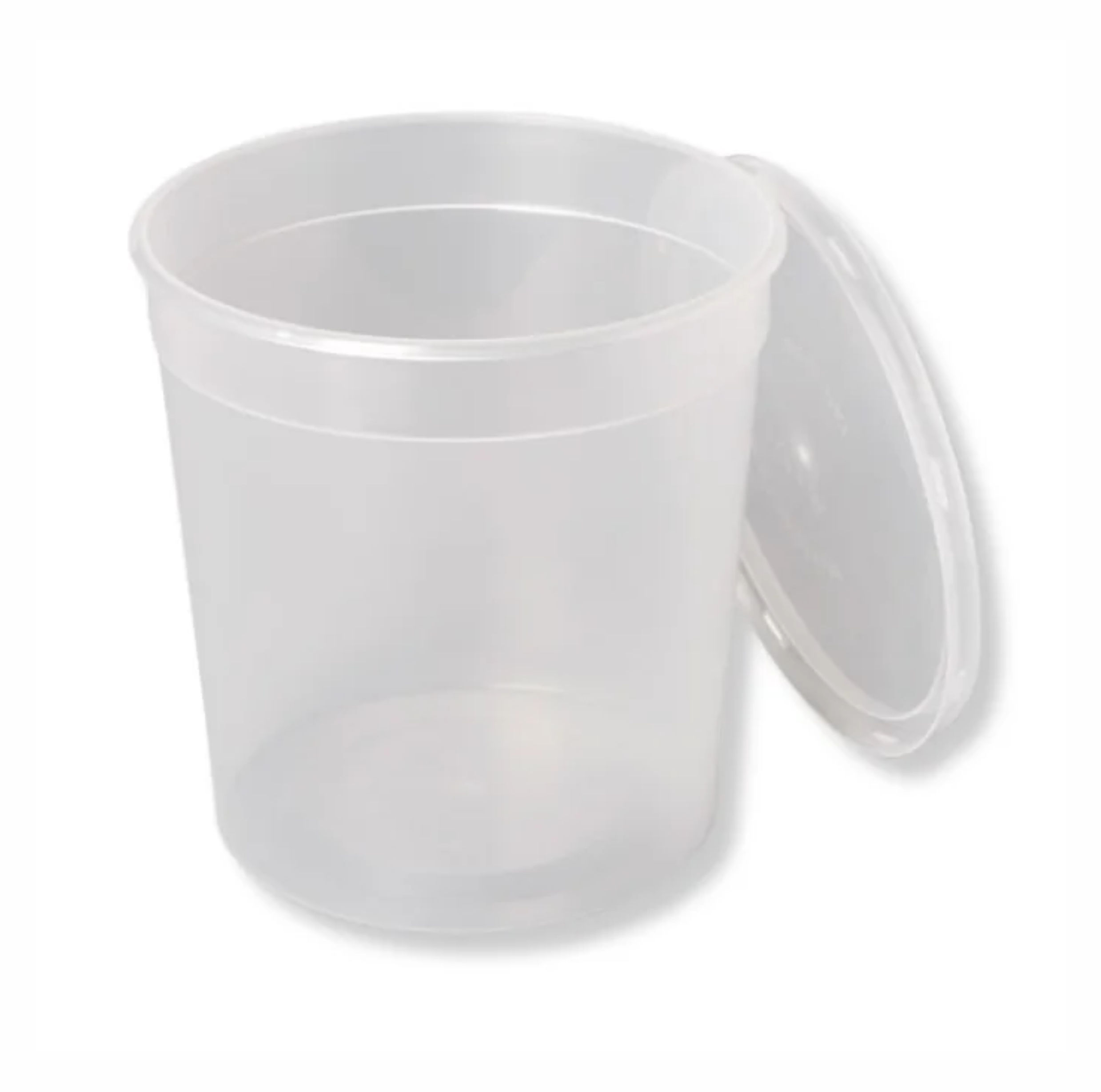 TARRINA 1000ml PP TRANSPARENTE SIN TAPA - 124x104x129mm - 300Uds. (4P1000)