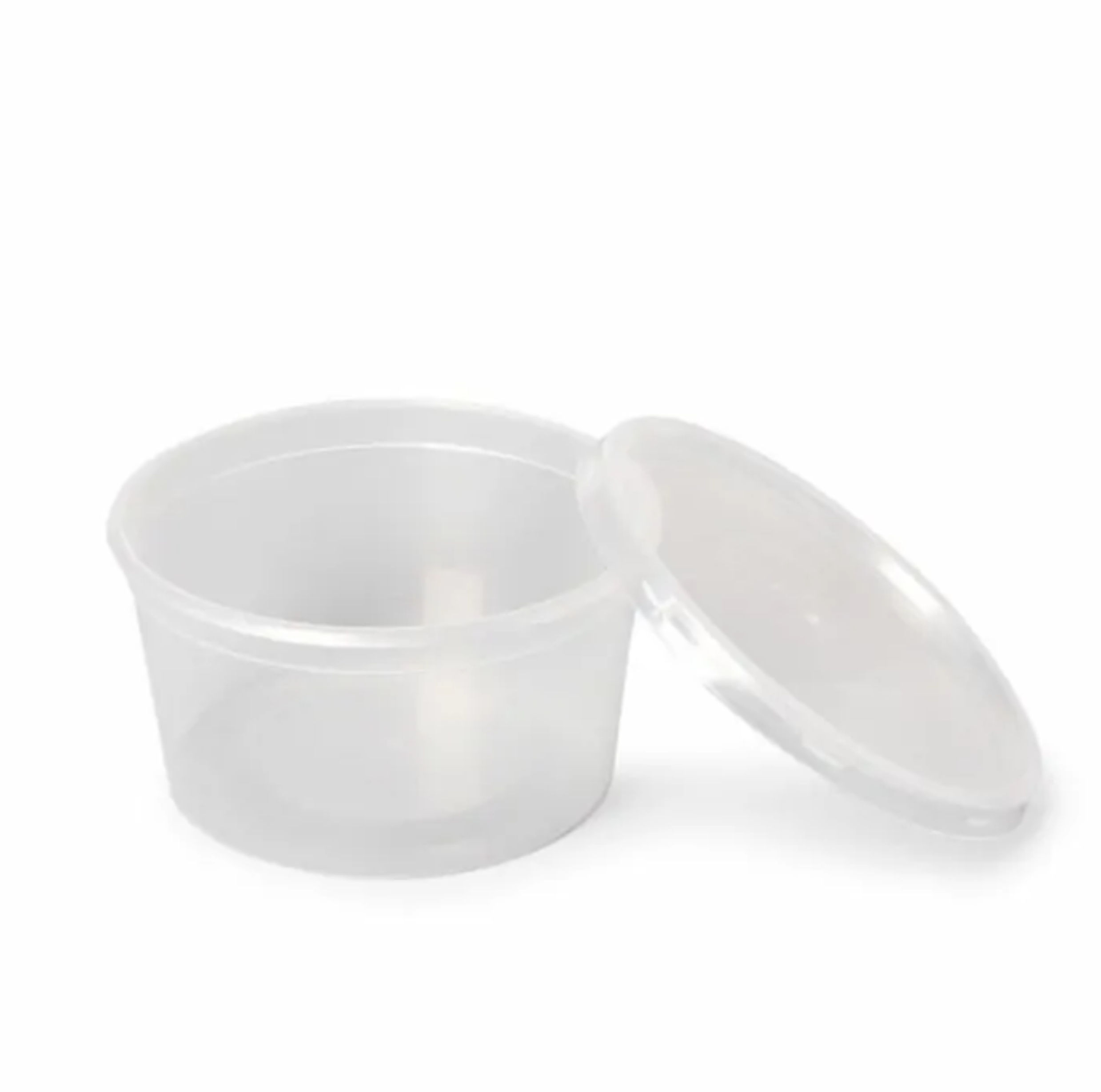 TARRINA 450ml PP TRANSPARENTE SIN TAPA - 124x104x60mm - 600Uds. (4P0450)
