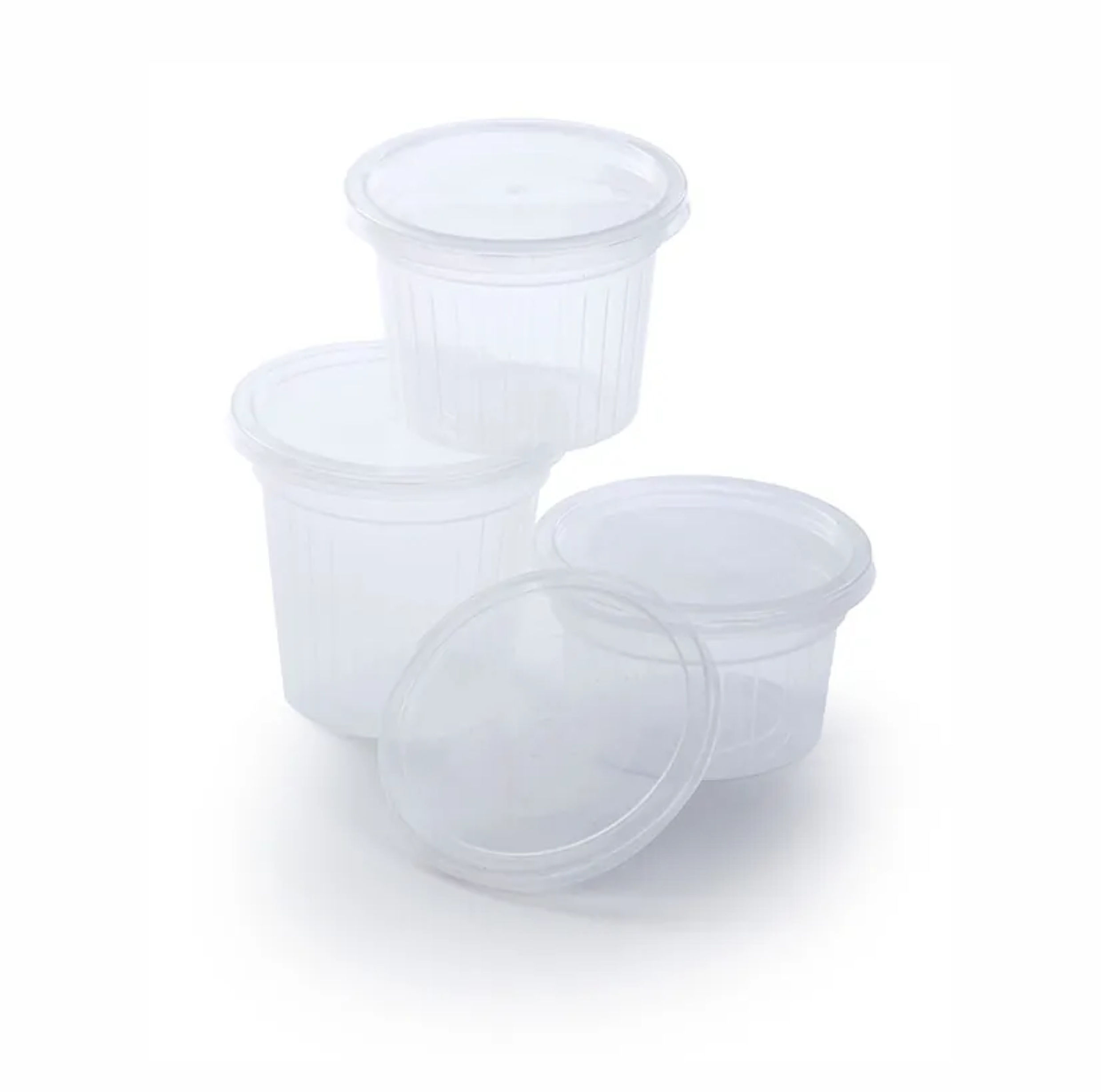 TARRINA 70ml PP TRANSPARENTE SIN TAPA – 73x56x40mm – 2000Uds. (2P070)