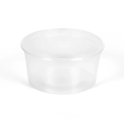 TARRINA REDONDA 50ml PP TRANSPARENTE SIN TAPA – 1000Uds. (TT)